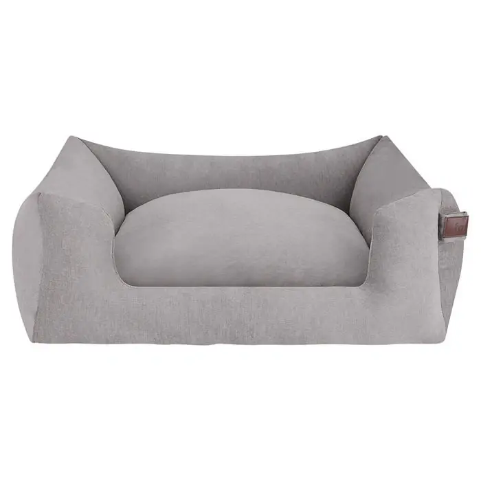 Outlet Fantail Snooze Mellow Designer Hundbädd i Färgen Pearl Grey SMALL